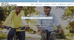 Desktop Screenshot of mcdph.org