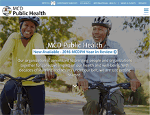 Tablet Screenshot of mcdph.org